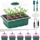Thumbnail principal de Vassoi per germinazione con luce a spettro completo, kit 5 pezzi 🌱