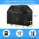 Thumbnail 1 de VDISRR Copertura Barbecue 147×61×122 cm impermeabile 🌧️