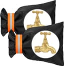 Thumbnail principal de Vicloon Protezione per rubinetto 2 pezzi arancio/nero 🚰