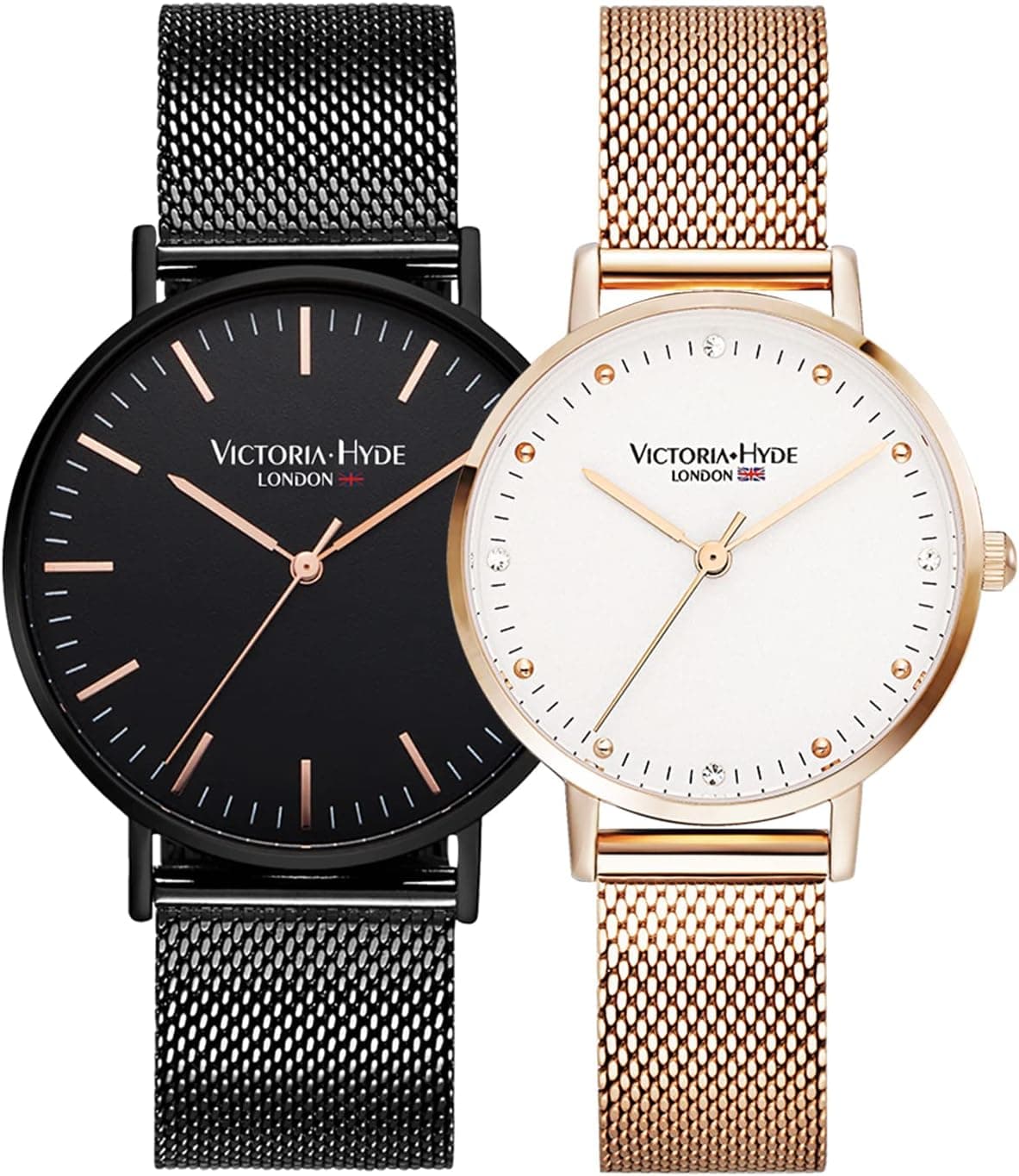 VICTORIA HYDE Coppia orologi analogici con cinturini intercambiabili ⌚