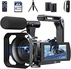 Videocamera Vlogging 5K 56MP con Wi‑Fi e zoom 16X 📷