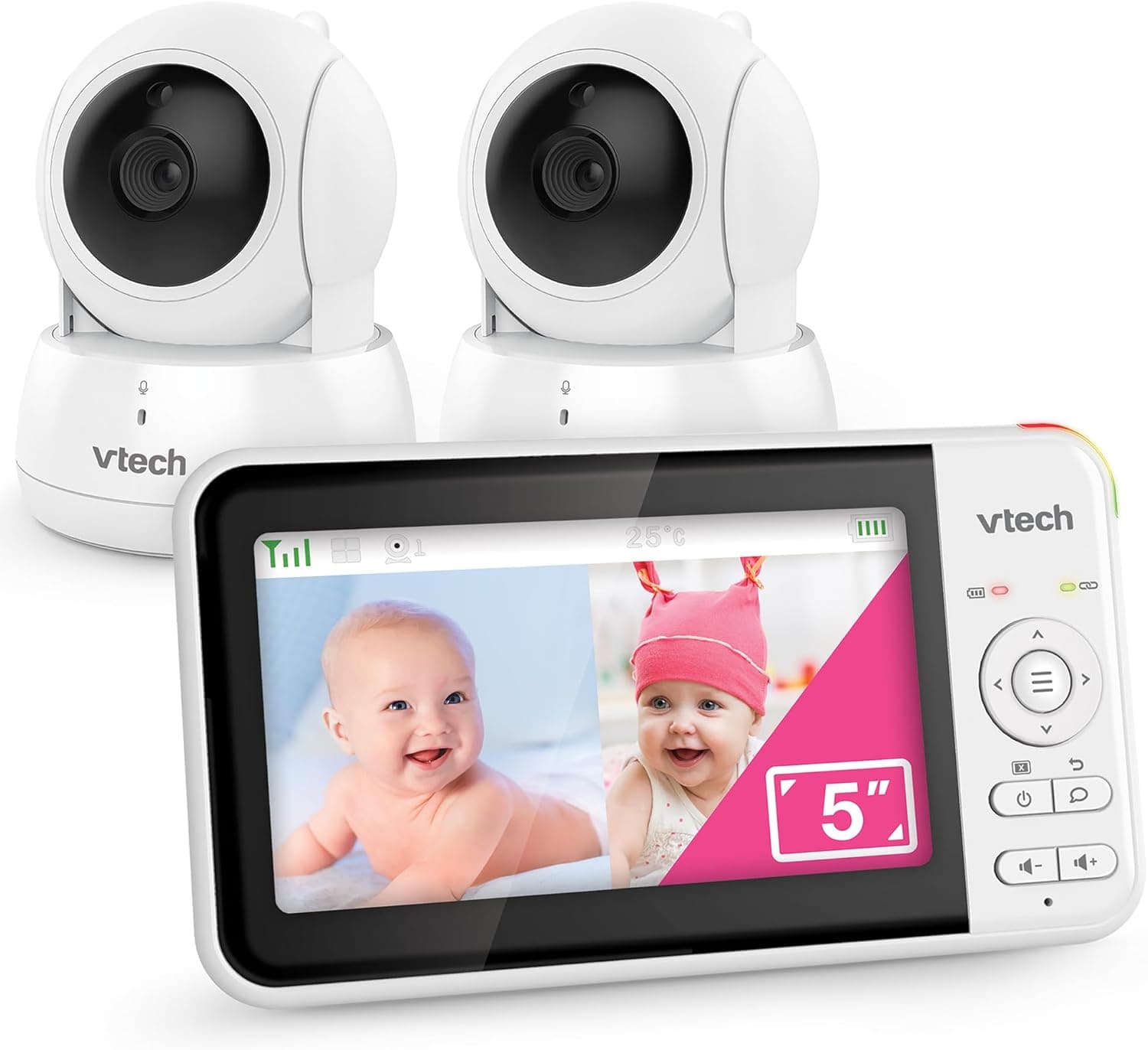 VTech VM924-2 baby monitor 2 telecamere 5" LCD 👶