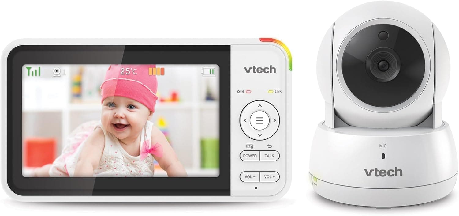 VTech VM924 baby monitor video 5" con visione notturna e sensore temperatura 🍼