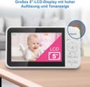 Thumbnail 6 de VTech VM924 baby monitor video 5" con visione notturna e sensore temperatura 🍼