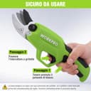Thumbnail 3 de WORKPRO Forbici potatura elettriche 7,2V, taglio 19mm ✂️