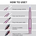 Thumbnail 5 de Xoali Fresa per unghie 25000 RPM, lima elettrica 12 in 1 🎧