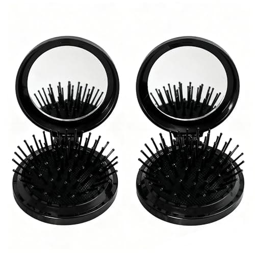 Xynovate 2 Pezzo Spazzola da Viaggio con Specchio 👝