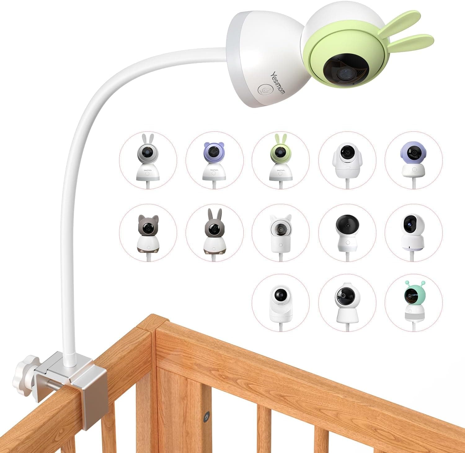 YESIMOM Supporto universale per baby monitor con attacco 1/4″ 🎥