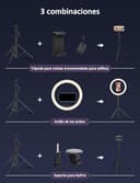 Thumbnail 3 de YOHOOLYO Ring Light Professional 12" luce ad anello 3 modalità 10 livelli 🎥