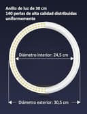 Thumbnail 4 de YOHOOLYO Ring Light Professional 12" luce ad anello 3 modalità 10 livelli 🎥