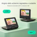 Thumbnail 6 de Yoton Lettore DVD Portatile 9,5" HD, batteria 6 ore 📺