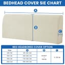 Thumbnail 2 de YSTELLAA Copri Testiera Letto Matrimoniale 180 cm beige 🛏️