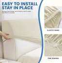 Thumbnail 6 de YSTELLAA Copri Testiera Letto Matrimoniale 180 cm beige 🛏️