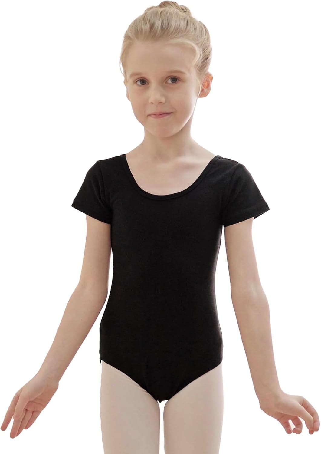 zffriction Body da balletto maniche corte in cotone taglia 100–170 👗