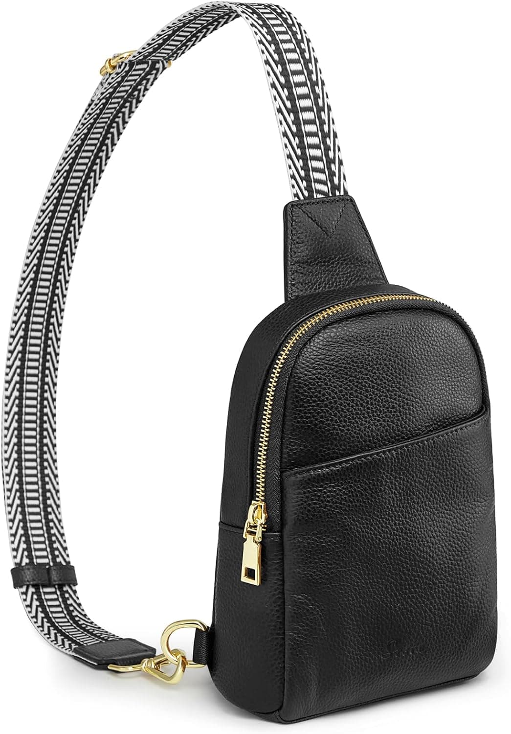 S-ZONE Borsa a tracolla donna in pelle con blocco RFID 🎒