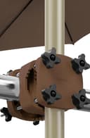 Thumbnail principal de 4smile SunnyGuy 🌂 Soporte para sombrilla de balcón, color topo