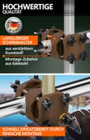 Thumbnail 4 de 4smile SunnyGuy 🌂 Soporte para sombrilla de balcón, color topo