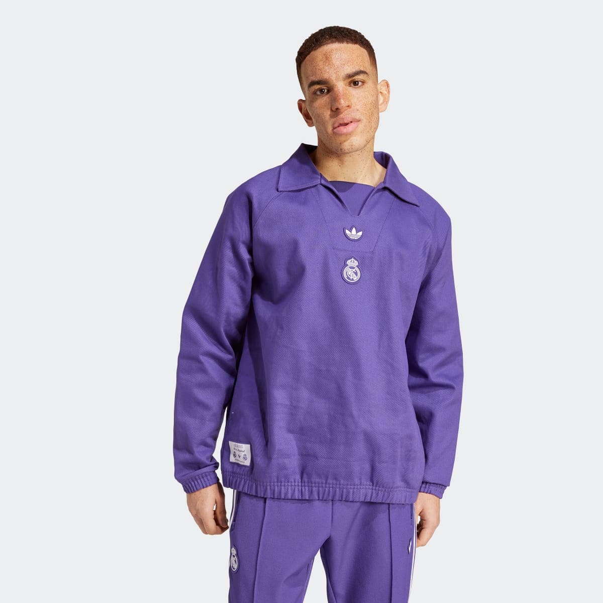 Imagen de adidas Terrace Icons Drill Real Madrid — Sudadera hombre 🧥 en OfertitasTOP