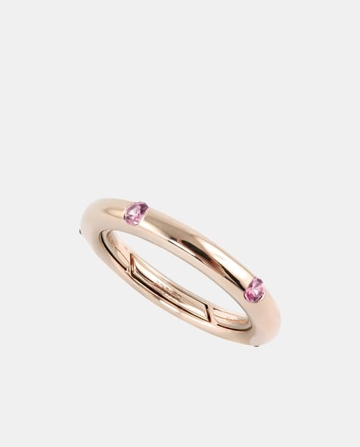 Imagen de Adolfo Courrier Anillo Pop de oro y zafiro rosa 💍 en OfertitasTOP