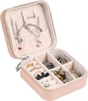 Thumbnail principal de AiQInu Estuche Joyero Pequeño✈️ Doble Capa para Viaje, Organizador de Joyas