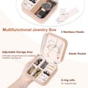 Thumbnail 1 de AiQInu Estuche Joyero Pequeño✈️ Doble Capa para Viaje, Organizador de Joyas