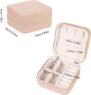 Thumbnail 3 de AiQInu Estuche Joyero Pequeño✈️ Doble Capa para Viaje, Organizador de Joyas