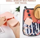 Thumbnail 6 de AiQInu Estuche Joyero Pequeño✈️ Doble Capa para Viaje, Organizador de Joyas