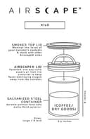 Thumbnail 3 de Airscape Bote hermético almacenamiento 1 Kg negro