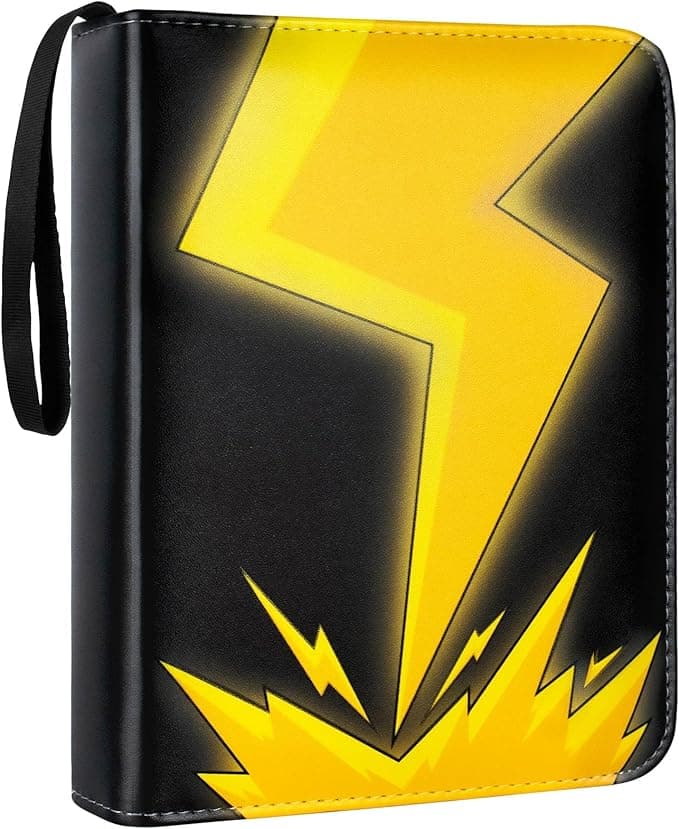 Álbum para tarjetas 400 bolsillos resistente al agua amarillo claro 🗂️