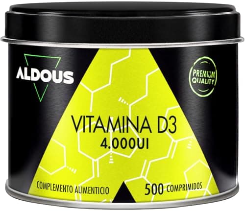 Imagen de ALDOUS Vitamina D3 4000 UI — 500 comprimidos 💊 en OfertitasTOP