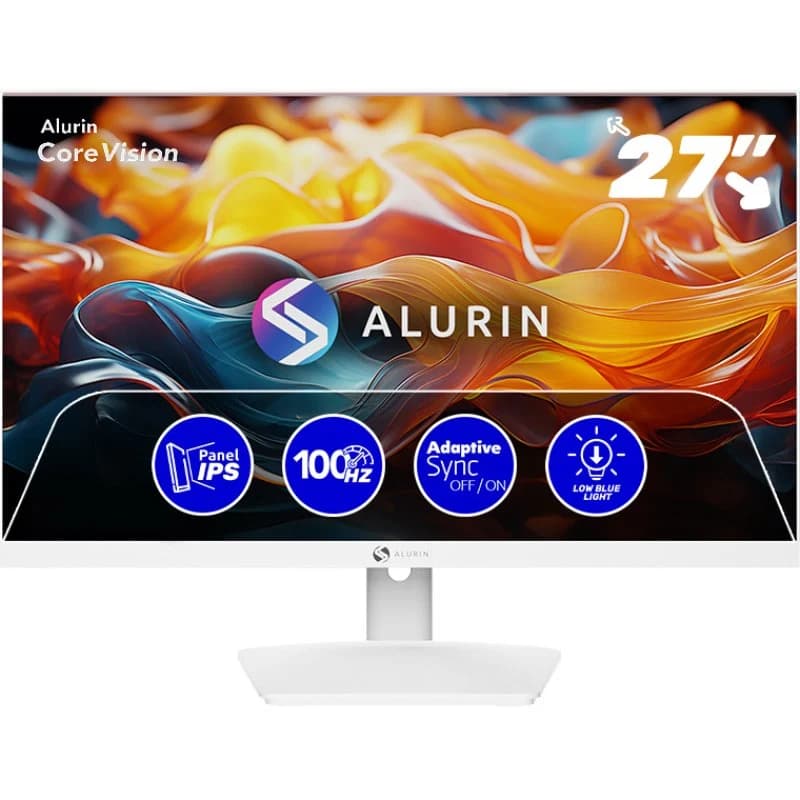 Imagen de Alurin ALU-27-100IPS-F monitor 27" IPS FHD 100 Hz blanco 📺 en OfertitasTOP