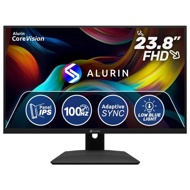 Imagen de Alurin CoreVision 24 23,8" FHD IPS 100 Hz 📺 en OfertitasTOP