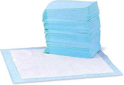 Amazon Basics Almohadillas de Perro 5 Capas, 150Un, 56x56cm, Azul 🐶