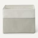 Thumbnail 2 de Amazon Basics Cajas plegables con asas de cuero, grande (3) 🏷️