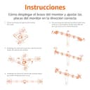 Thumbnail 3 de Amazon Basics Soporte para dos pantallas, altura ajustable 🖥️