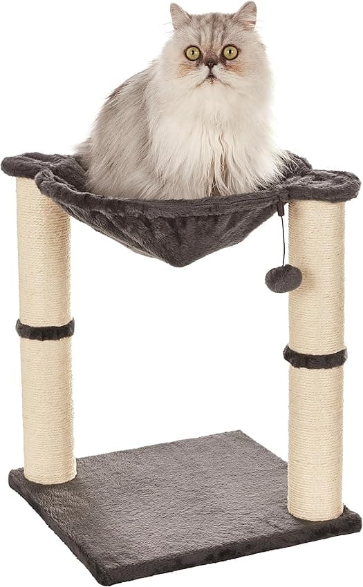 Imagen de Amazon Basics Torre en árbol para gatos 40,6×50,8×40,6 cm 🐱 en OfertitasTOP