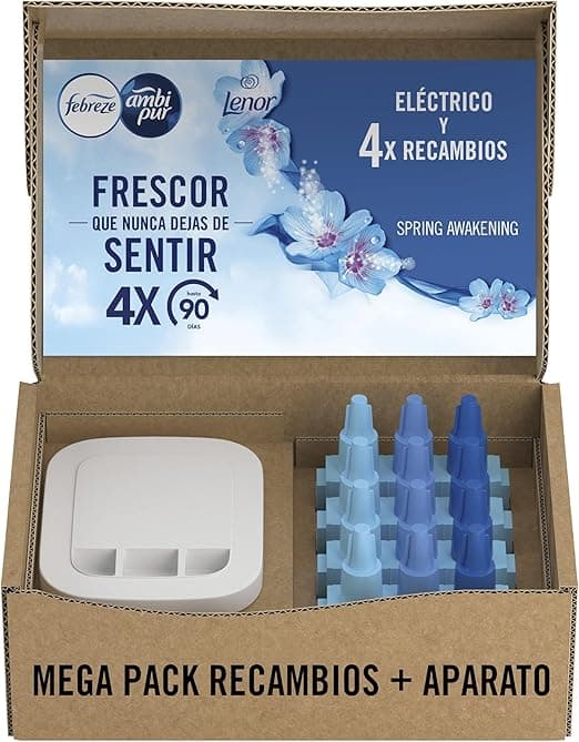 Ambipur 3VOLUTION Ambientador Eléctrico Frescor Primavera 🌸