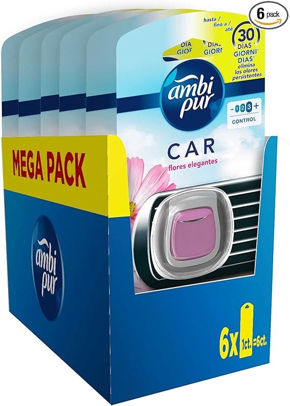 Ambipur Car Difusor 🚗 Mega Pack de Fragancia Floral