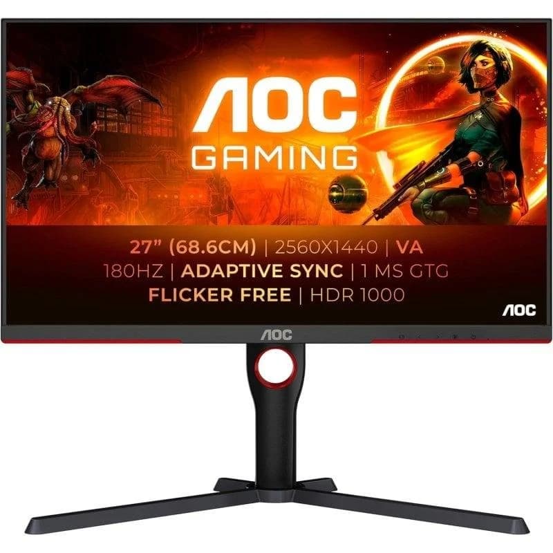 Imagen de AOC Q27G3XMN/BK 27" Mini LED VA QHD HDR1000 180 Hz en OfertitasTOP
