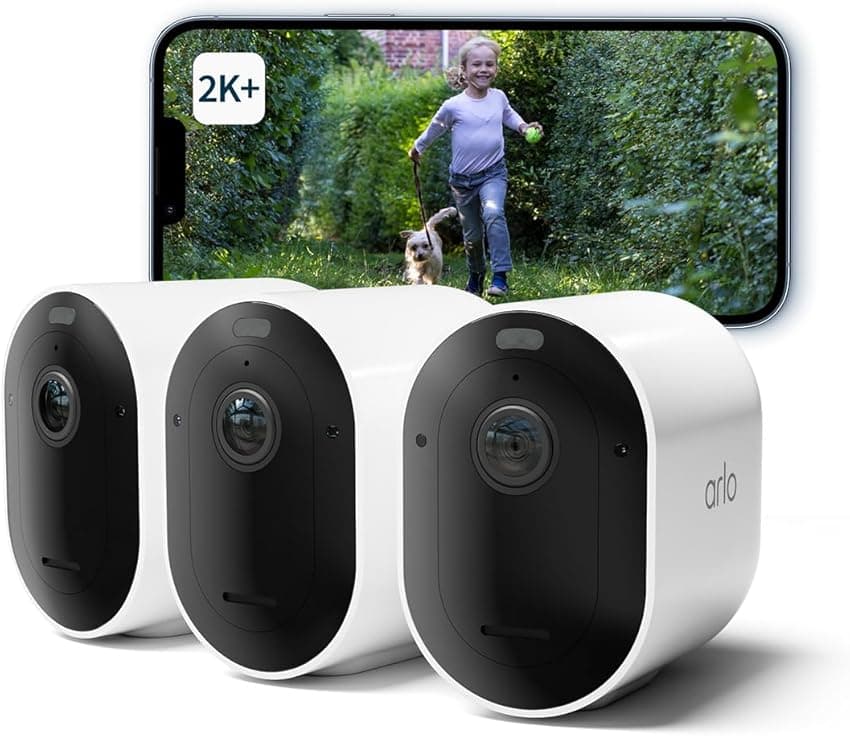 Imagen de Arlo Pro 5 cámara vigilancia 2K, 3 unidades en OfertitasTOP