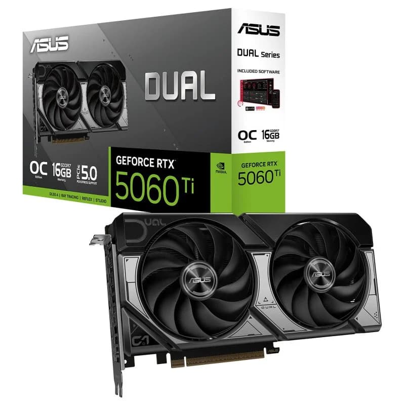 Imagen de ASUS DUAL GeForce RTX 5060 Ti OC 16 GB 🎮 en OfertitasTOP