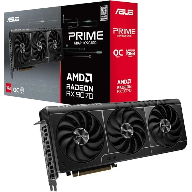 Imagen de ASUS PRIME AMD Radeon RX 9070 OC 16GB 🎮 Gráfica Gaming en OfertitasTOP
