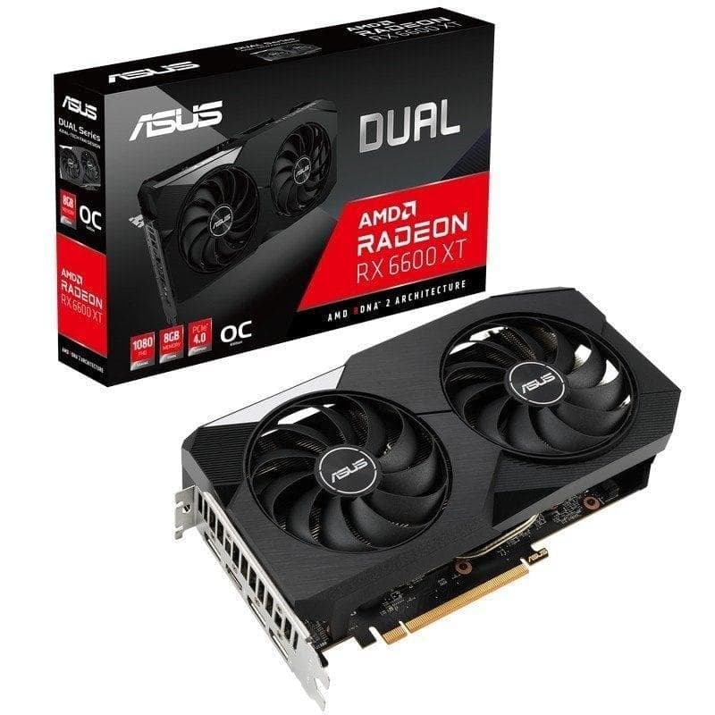Imagen de Asus Radeon RX 6600 XT Dual OC 8 GB GDDR6 📷 en OfertitasTOP