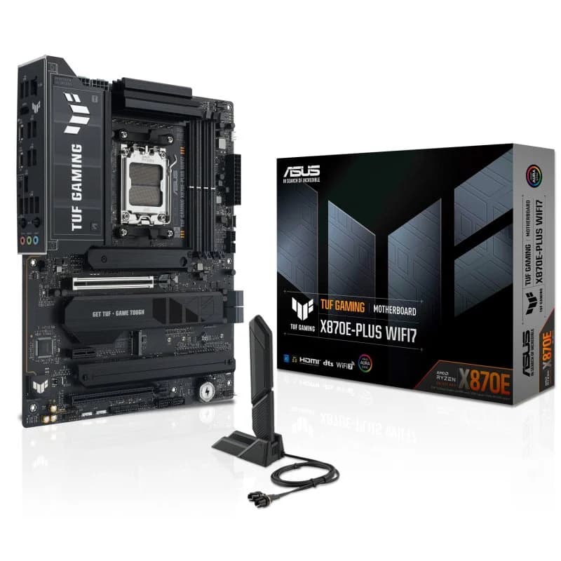 Imagen de ASUS TUF GAMING X870E-PLUS WiFi 7 placa base 📷 en OfertitasTOP