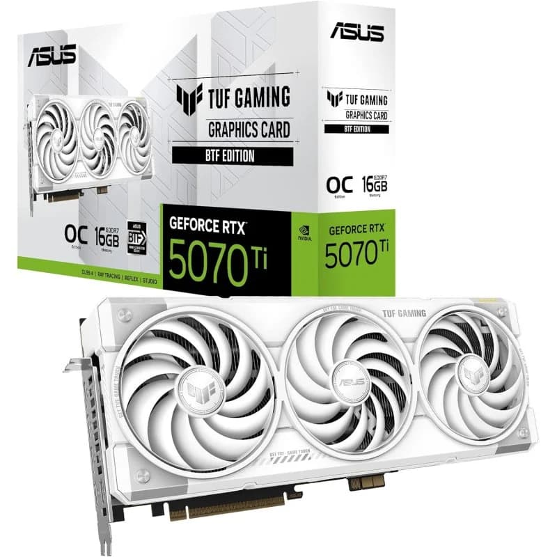 Imagen de ASUS TUF RTX5070TI 16 GB GDDR7, PCIe 5.0 📷 en OfertitasTOP