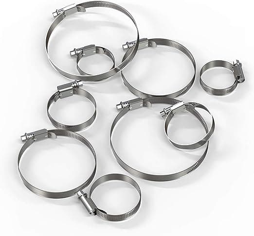 Auprotec Abrazaderas de Acero Inoxidable 8-180 mm 🔧