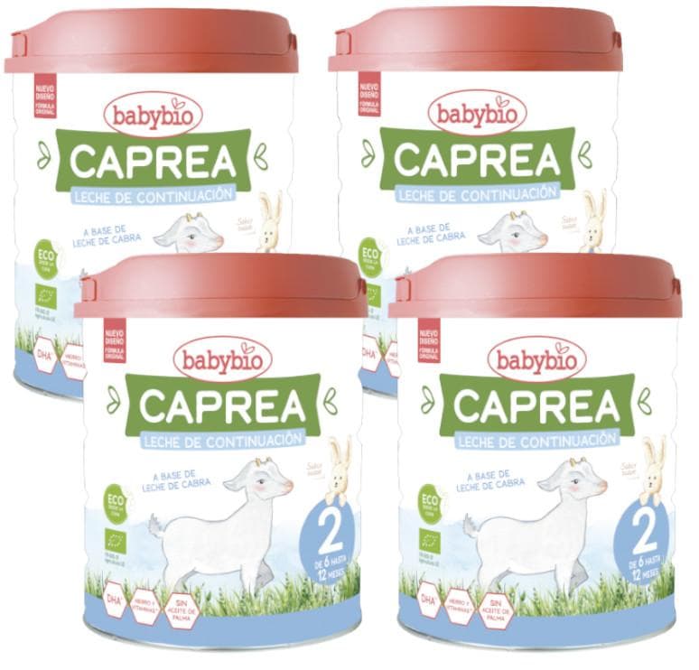 Imagen de Babybio Caprea 2 Leche de Cabra Continuación 4x800g 🐐 en OfertitasTOP