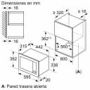 Thumbnail 2 de Balay 3CG6112X3 Microondas integrable 20 L 800 W inox 📺