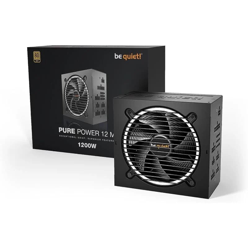 Imagen de Be Quiet! Pure Power 12 M 1200W fuente modular 💻 en OfertitasTOP