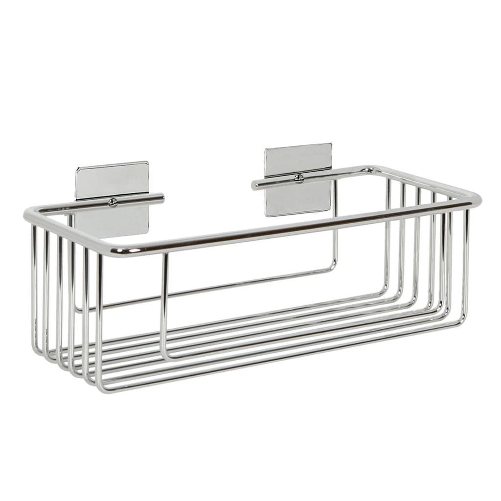 Beltrán Jabonera de rejilla rectangular con plafón adhesivo